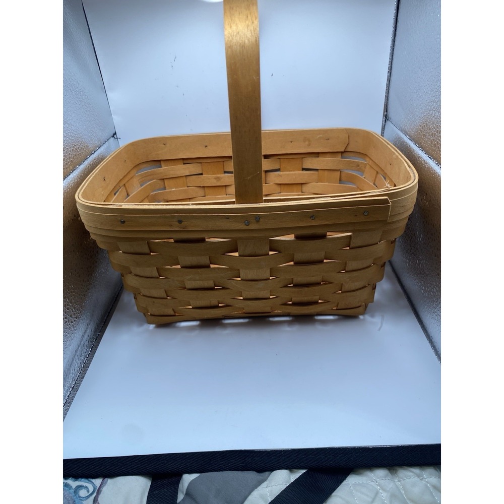 Longbergwe 2002 Oval Woven Wooden Basket